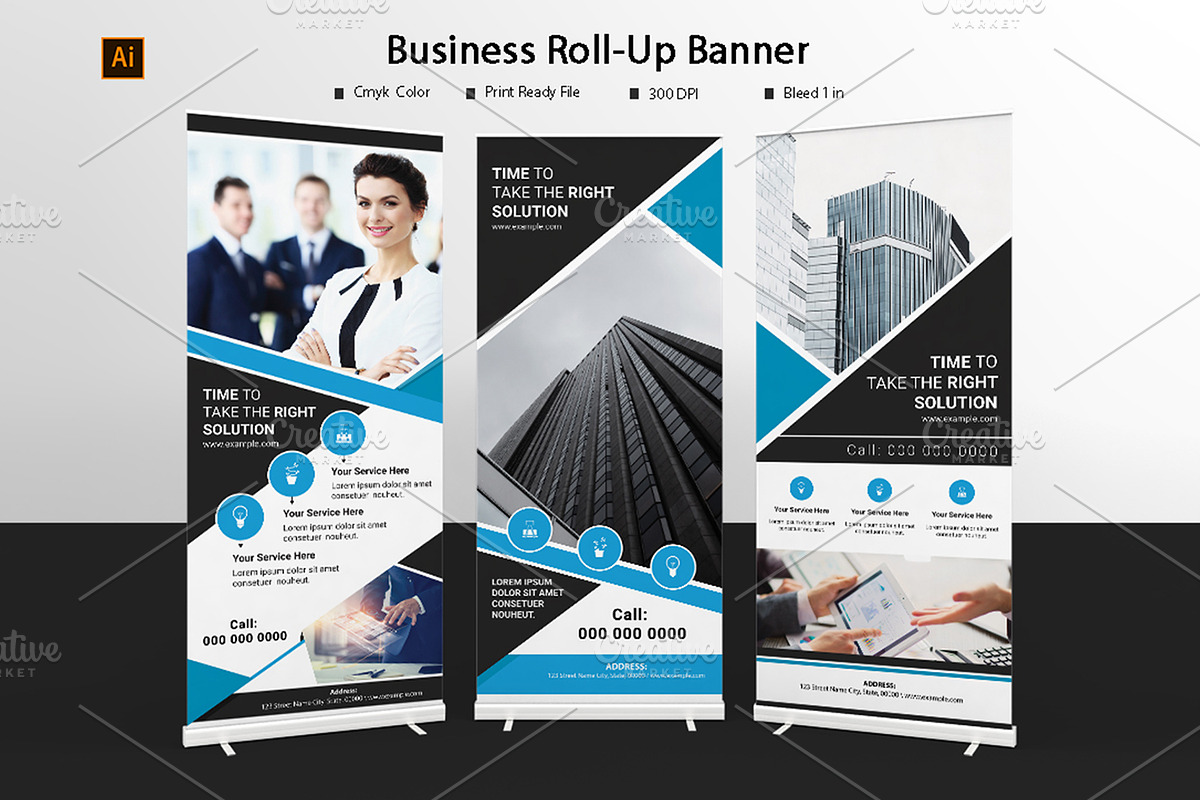 Business Roll-Up V24 in Stationery Templates - product preview 8