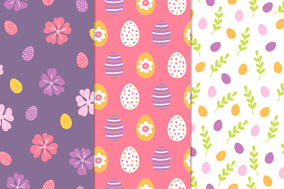 12 Easter Seamless Patterns in Patterns - product preview 4