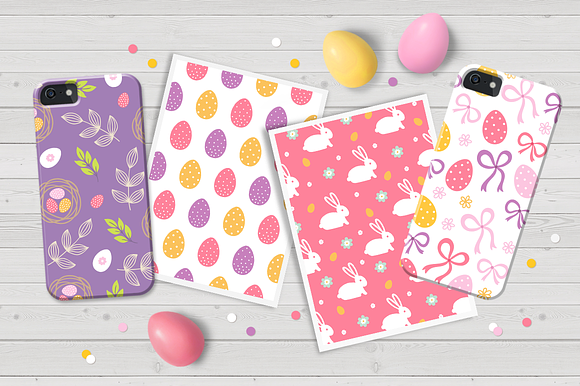 12 Easter Seamless Patterns in Patterns - product preview 6