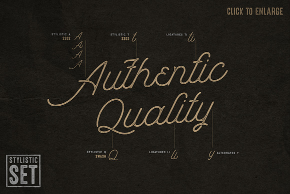TakeTrails Script Vintage Typeface in Display Fonts - product preview 7