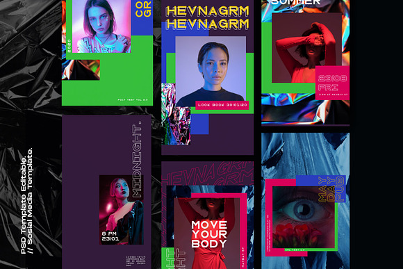 HEVGRAM - Social Media Kit in Instagram Templates - product preview 1