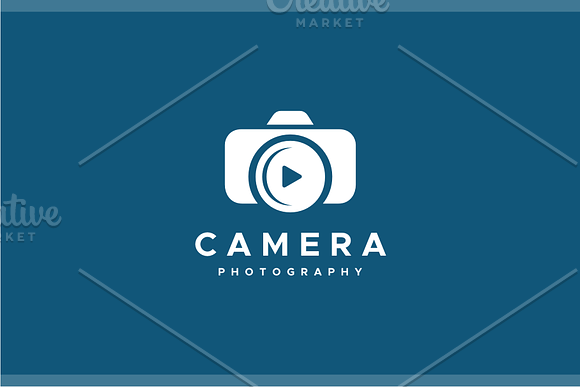 Camera Play Logo in Logo Templates - product preview 1