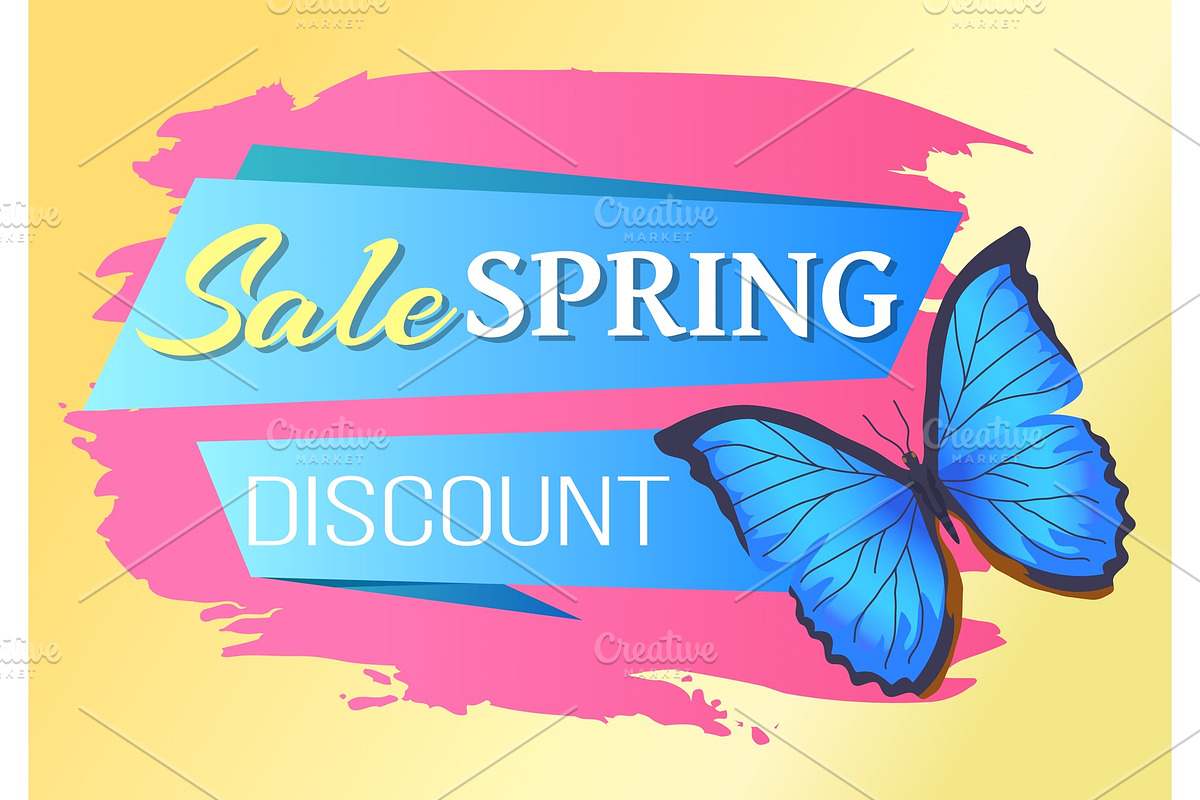 Spring Sale Poster Discount -45 in Illustrations - product preview 8