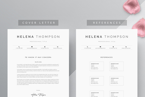 Word Resume & Cover Letter Template
