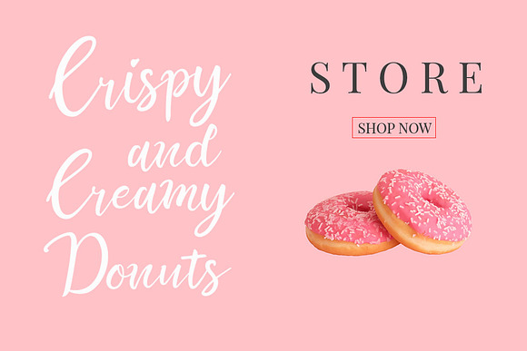 Sweet Candy Pink (2 layered) in Script Fonts - product preview 2