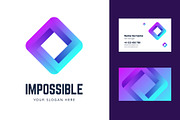 Impossible square logo