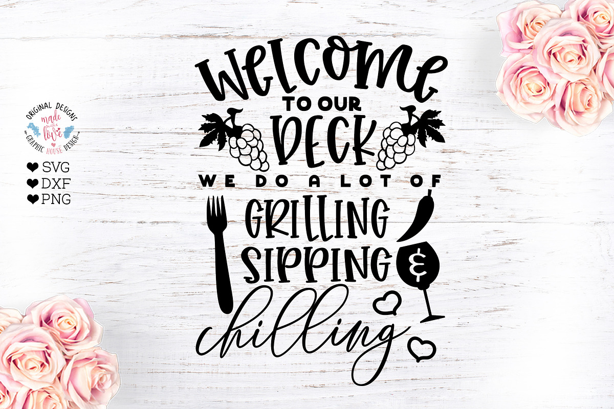 Welcome to Our Deck Cut File in Illustrations - product preview 8