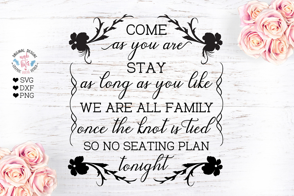 No Seating Plan Wedding Sign in Illustrations - product preview 8