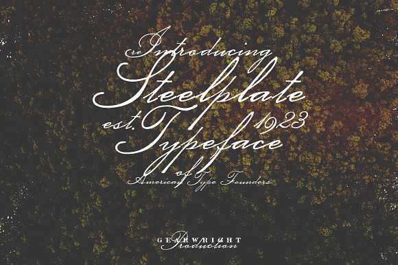 Steelplate Script in Script Fonts - product preview 1