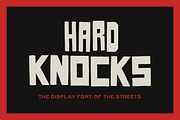 HARD KNOCKS — A Streets Display Font