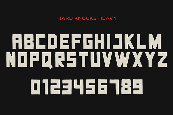 HARD KNOCKS — A Streets Display Font in Display Fonts - product preview 2