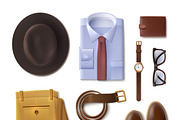 Men clothes and accessories