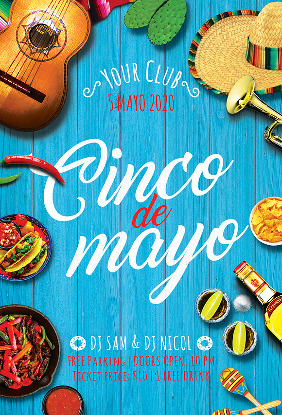 Cinco de Mayo Flyer in Flyer Templates - product preview 4