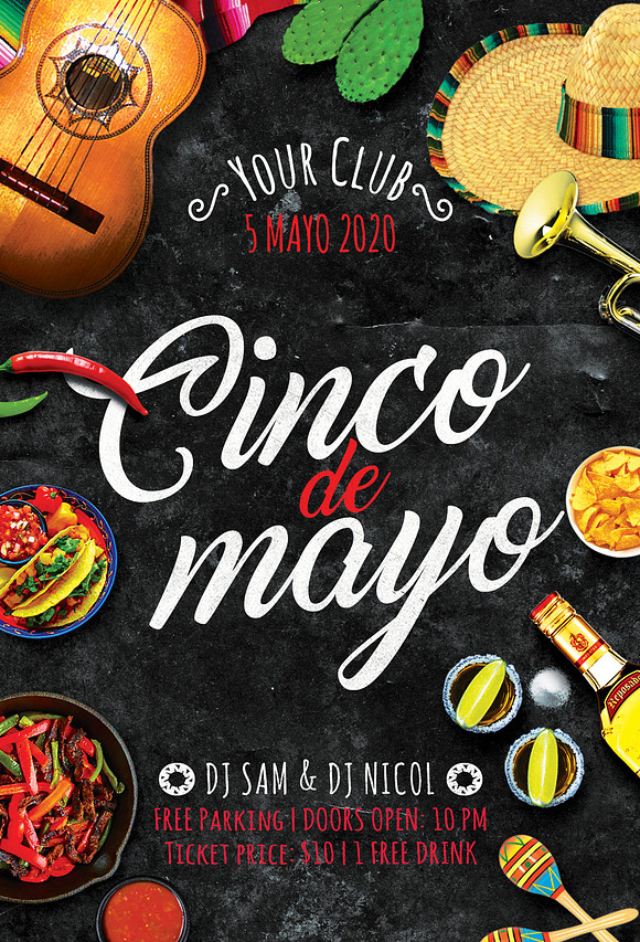 Cinco de Mayo Flyer in Flyer Templates - product preview 5