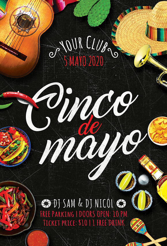 Cinco de Mayo Flyer in Flyer Templates - product preview 6