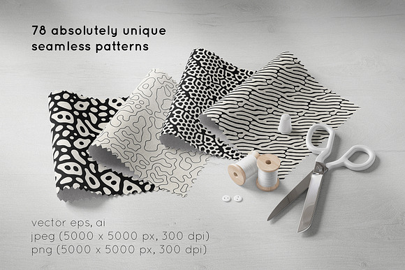 Big Bundle: 78 Seamless Patterns in Patterns - product preview 16