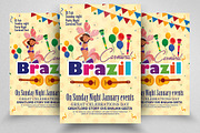 Brazilian Carnival Festival Flyer