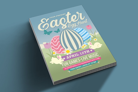 Easter Egg Hunt Flyer in Flyer Templates - product preview 1