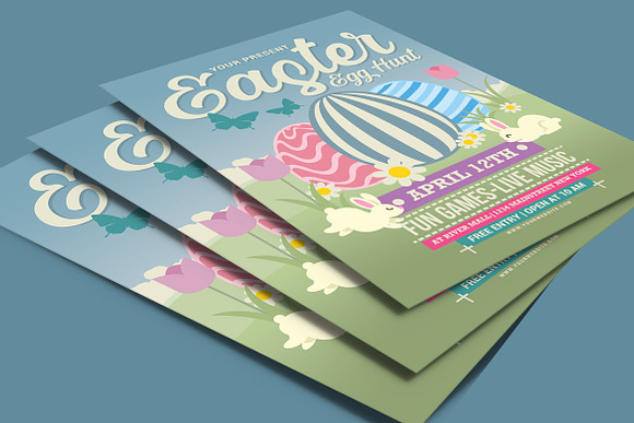 Easter Egg Hunt Flyer in Flyer Templates - product preview 3