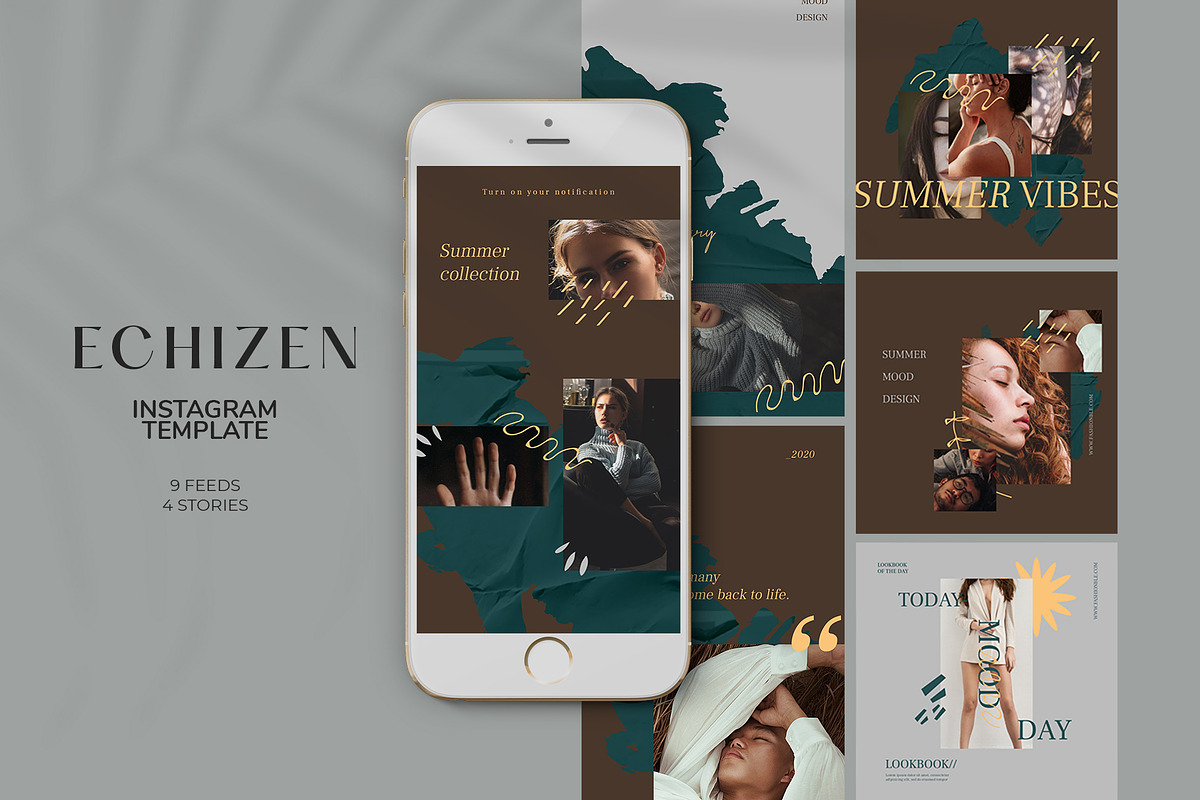 Echizen Instagram Templates in Instagram Templates - product preview 8