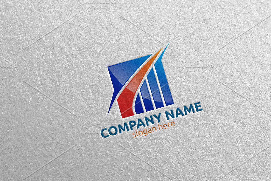 Invest Marketing Financial Logo 15 in Logo Templates - product preview 8