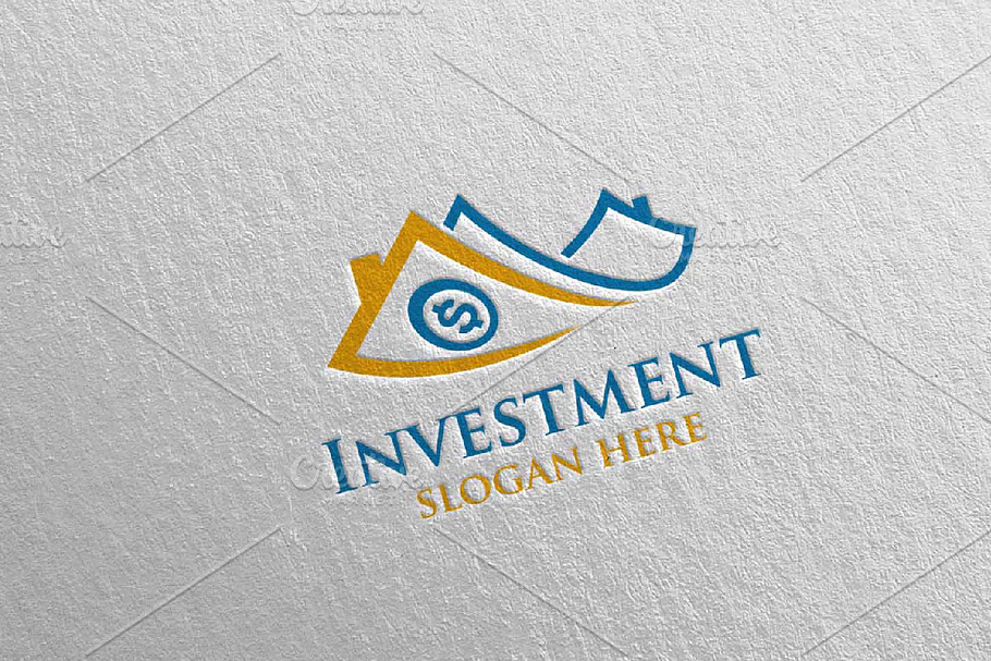 Invest Marketing Financial Logo 17