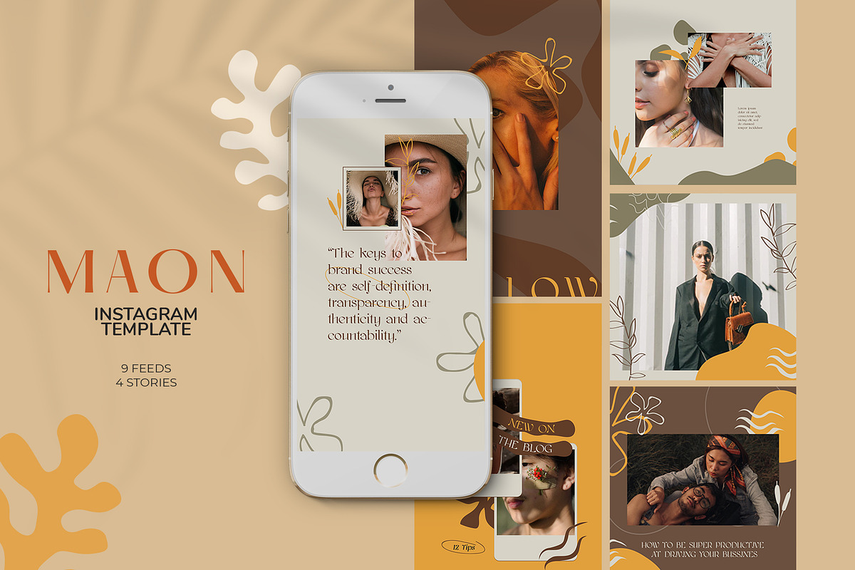 Maon Marketing Instagram Templates in Instagram Templates - product preview 8