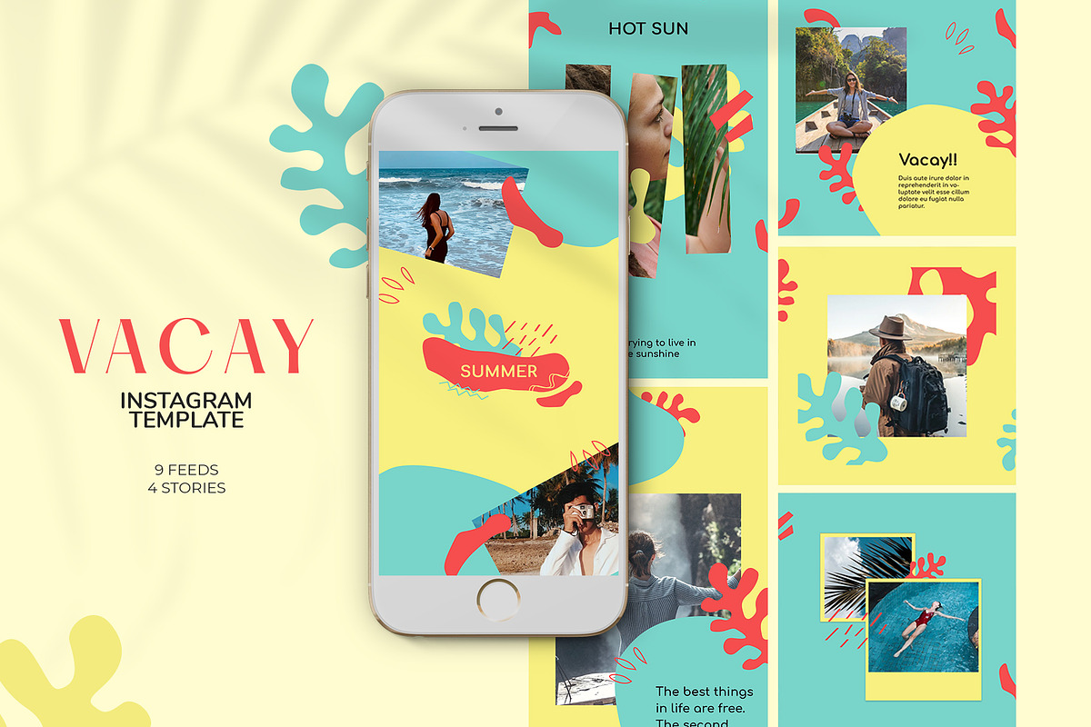 Vacay Instagram Templates in Instagram Templates - product preview 8