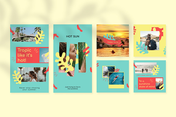 Vacay Instagram Templates in Instagram Templates - product preview 5