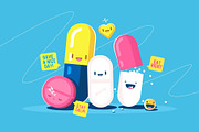 Funny tablets characters