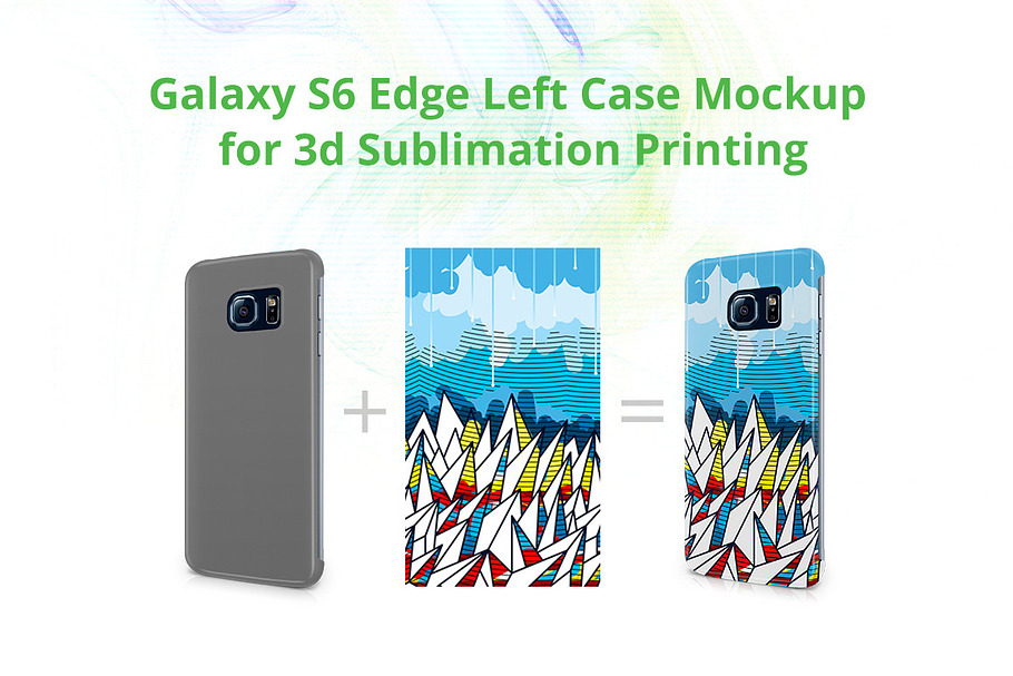 Galaxy S6 Edge 3d Sublimation Left