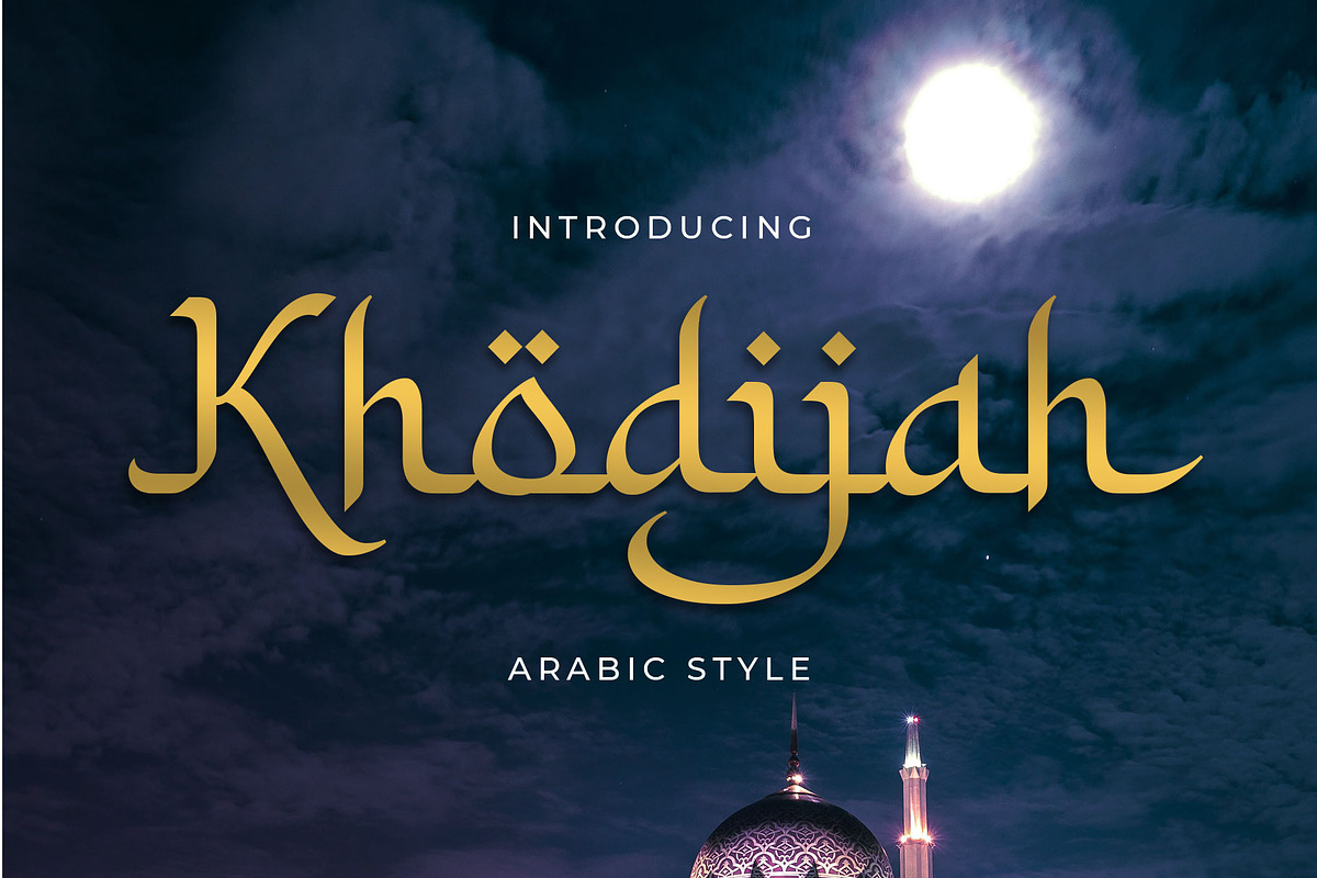 Khodijah - Arabic Style in Display Fonts - product preview 8