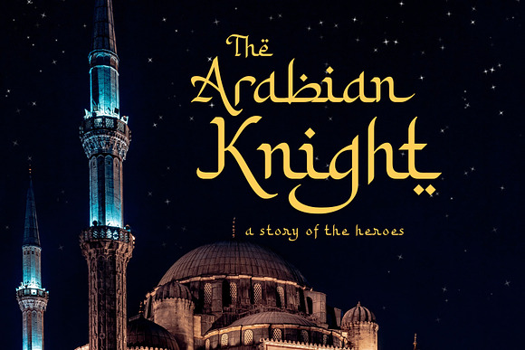 Khodijah - Arabic Style in Display Fonts - product preview 1