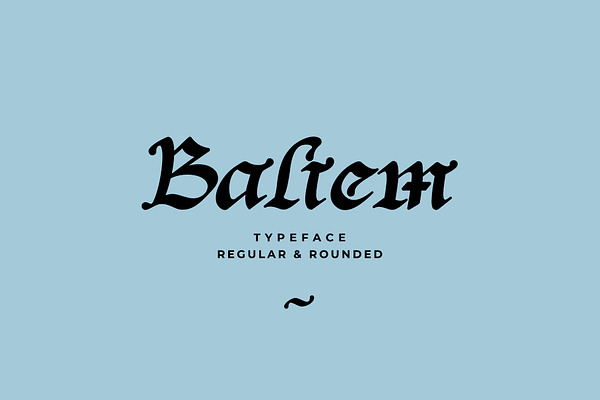 Baliem Typeface