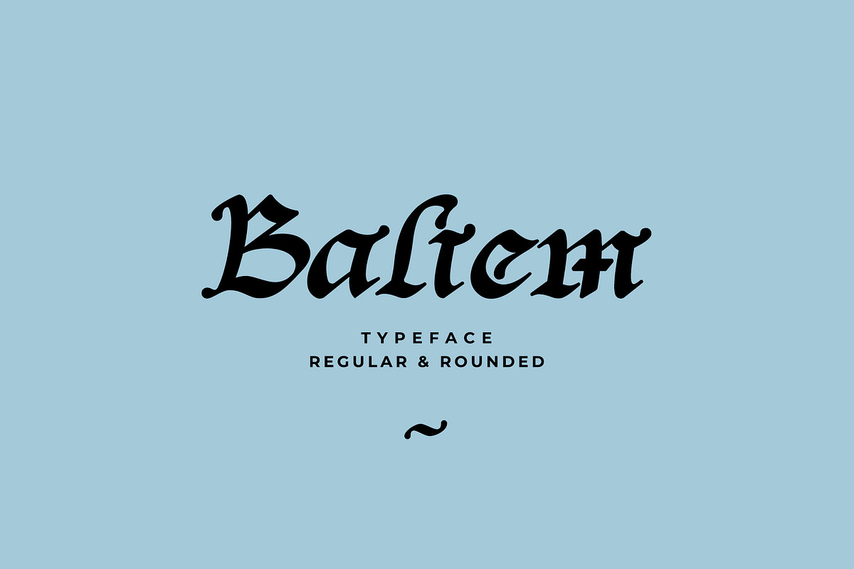 Baliem Typeface in Blackletter Fonts - product preview 8