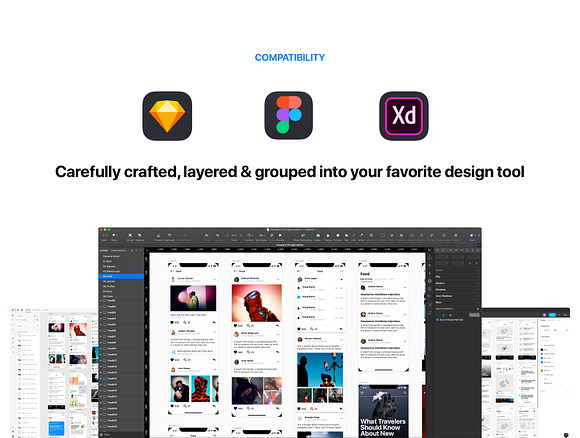 Oswald - Templates Smart UI Kit in UI Kits and Libraries - product preview 1