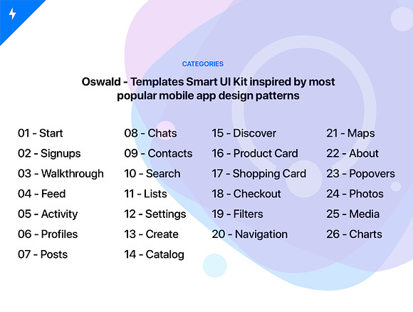 Oswald - Templates Smart UI Kit in UI Kits and Libraries - product preview 3