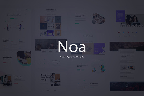 Noa- Creative Agency html Template