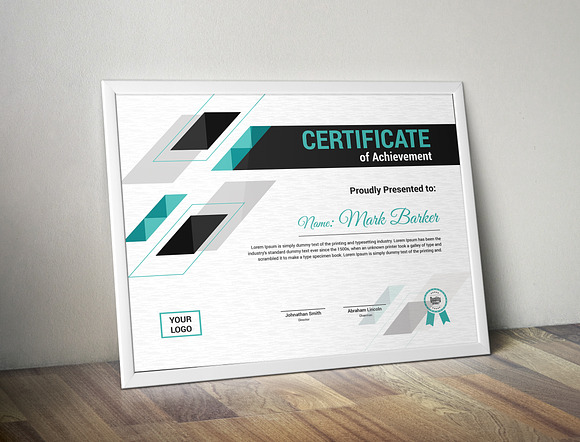 Certificate in Stationery Templates - product preview 3