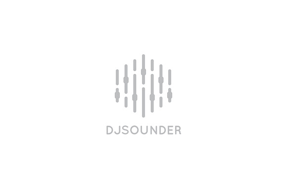 Dj Sound Logo in Logo Templates - product preview 1