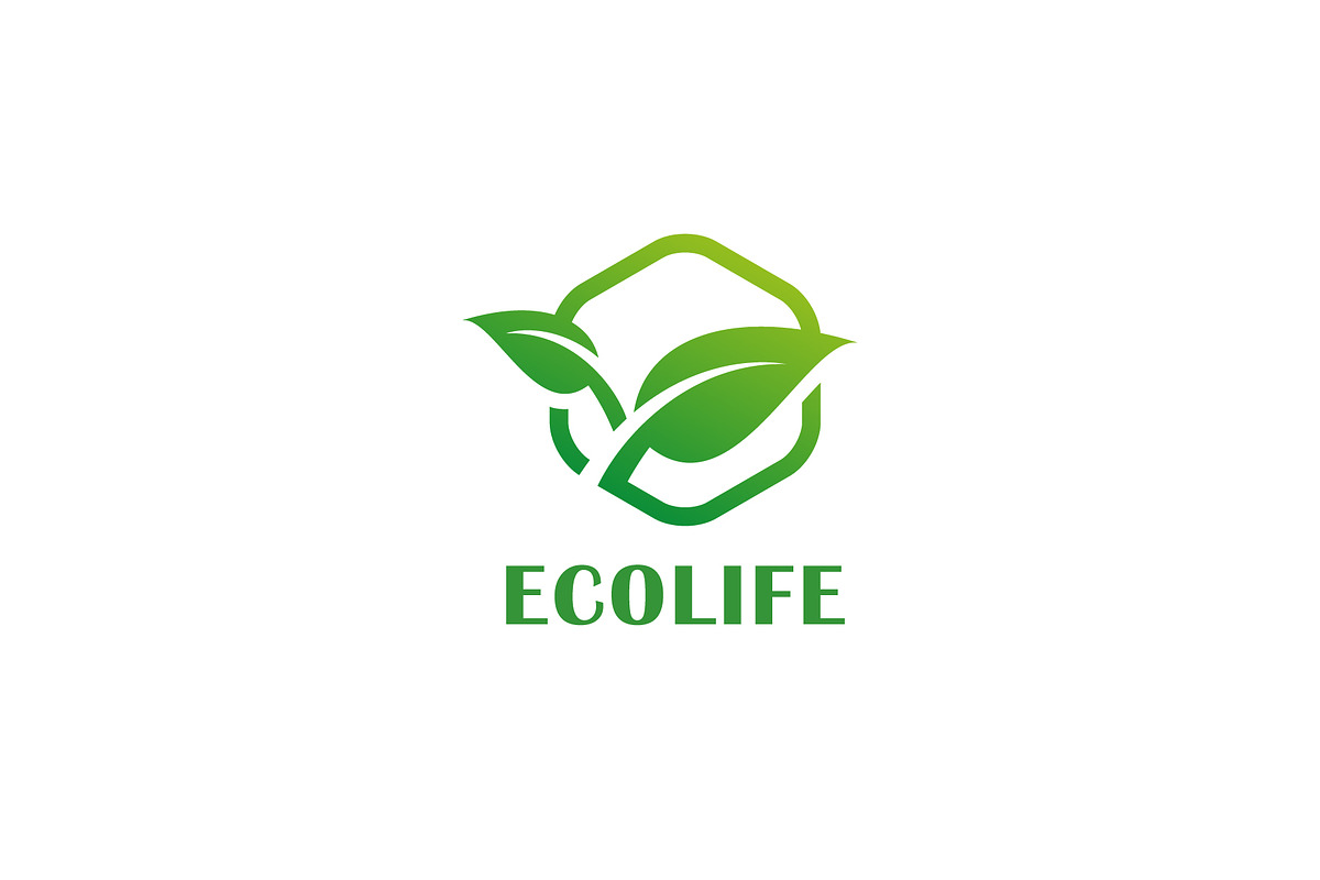 Hexagon Eco Logo in Logo Templates - product preview 8