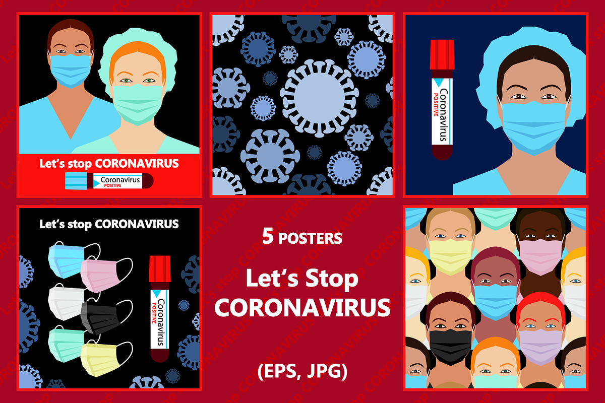 Coronavirus in Illustrations - product preview 8
