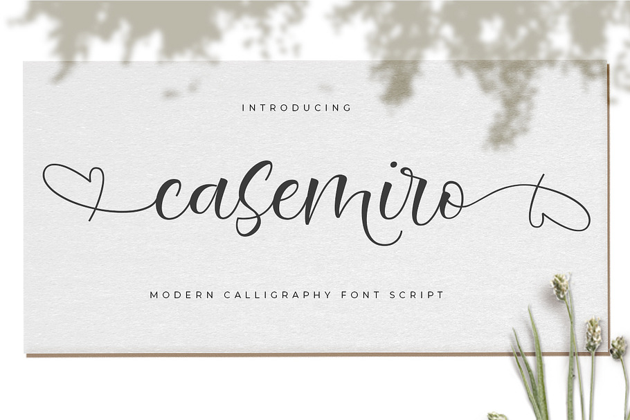 Casemiro in Script Fonts - product preview 8