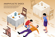 Anaphylactic shock illustration