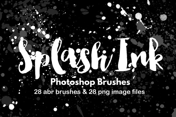 Grunge paint splatter brush set in Add-Ons - product preview 3