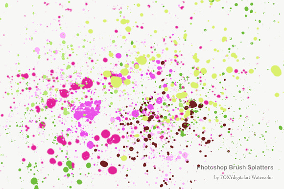 Grunge paint splatter brush set in Add-Ons - product preview 6