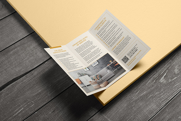 Old Zey Hospitality Trifold ID in Brochure Templates - product preview 1