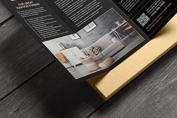 Old Zey Hospitality Trifold ID in Brochure Templates - product preview 7