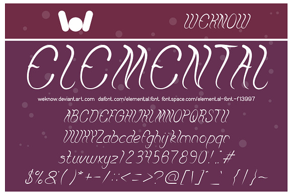 Elemental Font in Script Fonts - product preview 3
