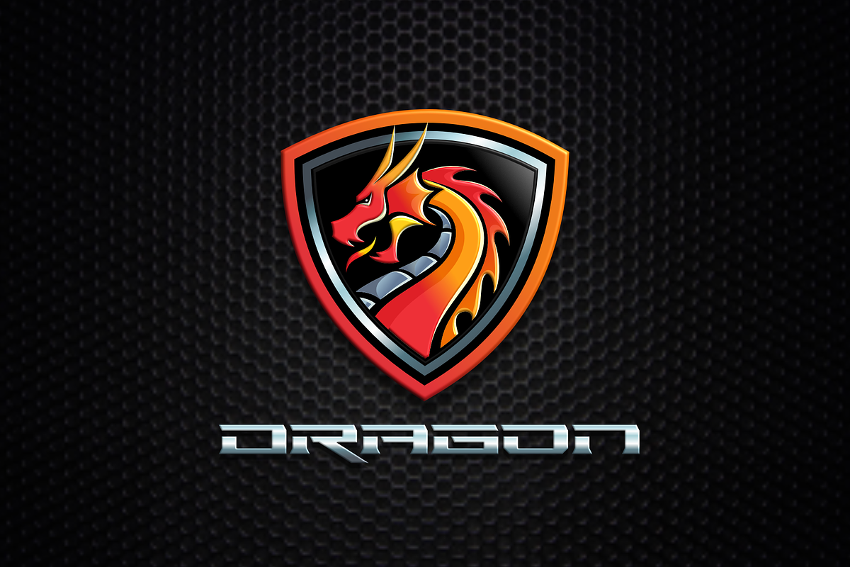 Dragon Art in Logo Templates - product preview 8